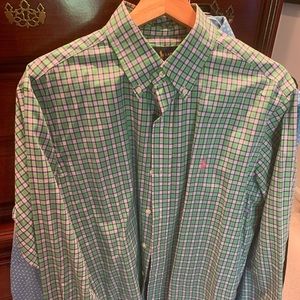 Ralph Lauren Men’s Polo Dress Shirt M like New. A great for Easter and after!